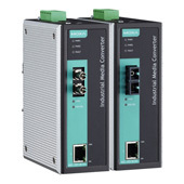 &MOXA IMC-101 工业级光电转换器-邮编商务网youbian.com